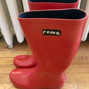 Roma Red Rainboots